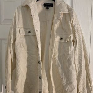 Cream Corduroy Jacket (Medium)